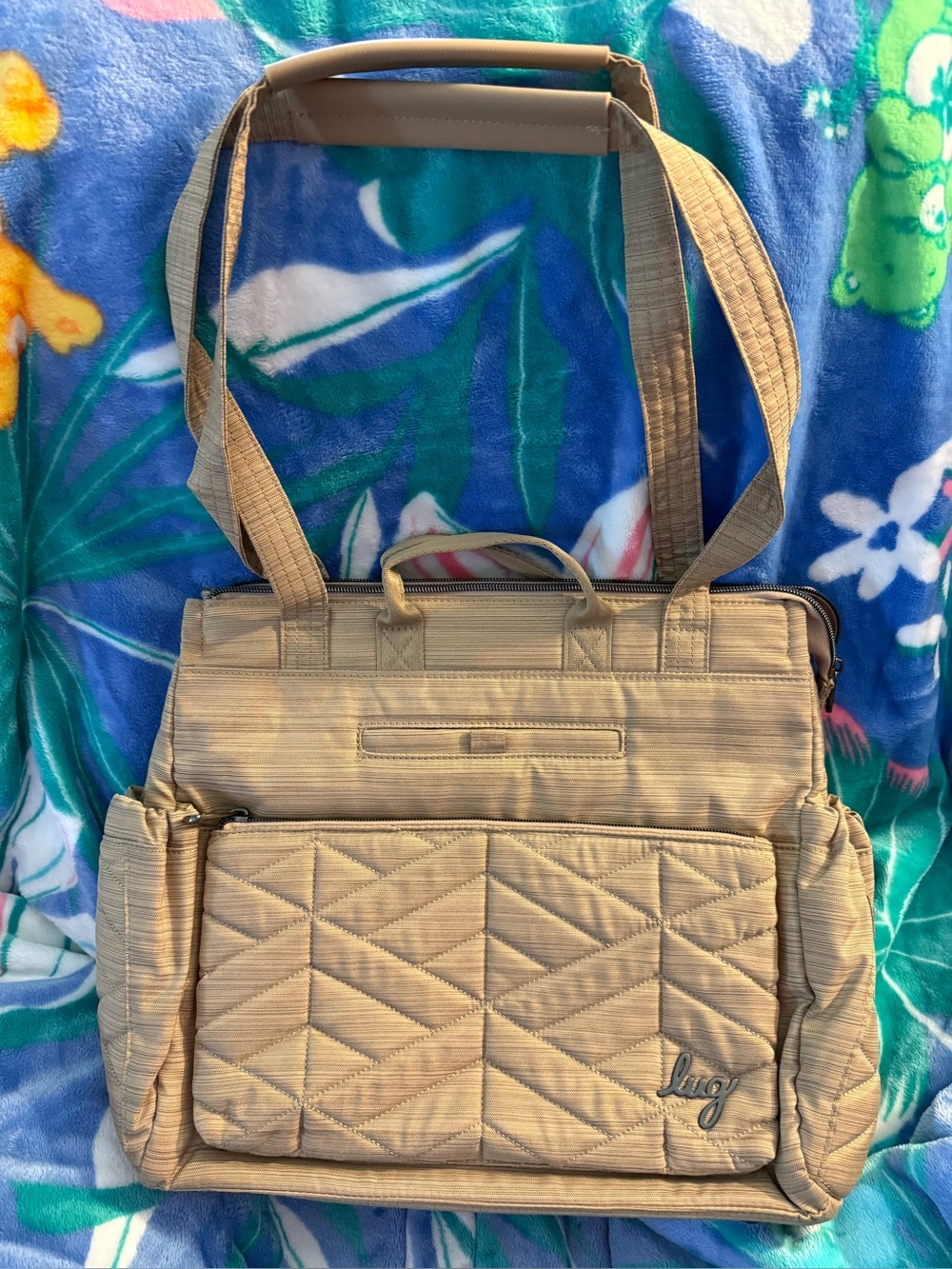 Lug Soprano Tote Bag in Brushed Gold
